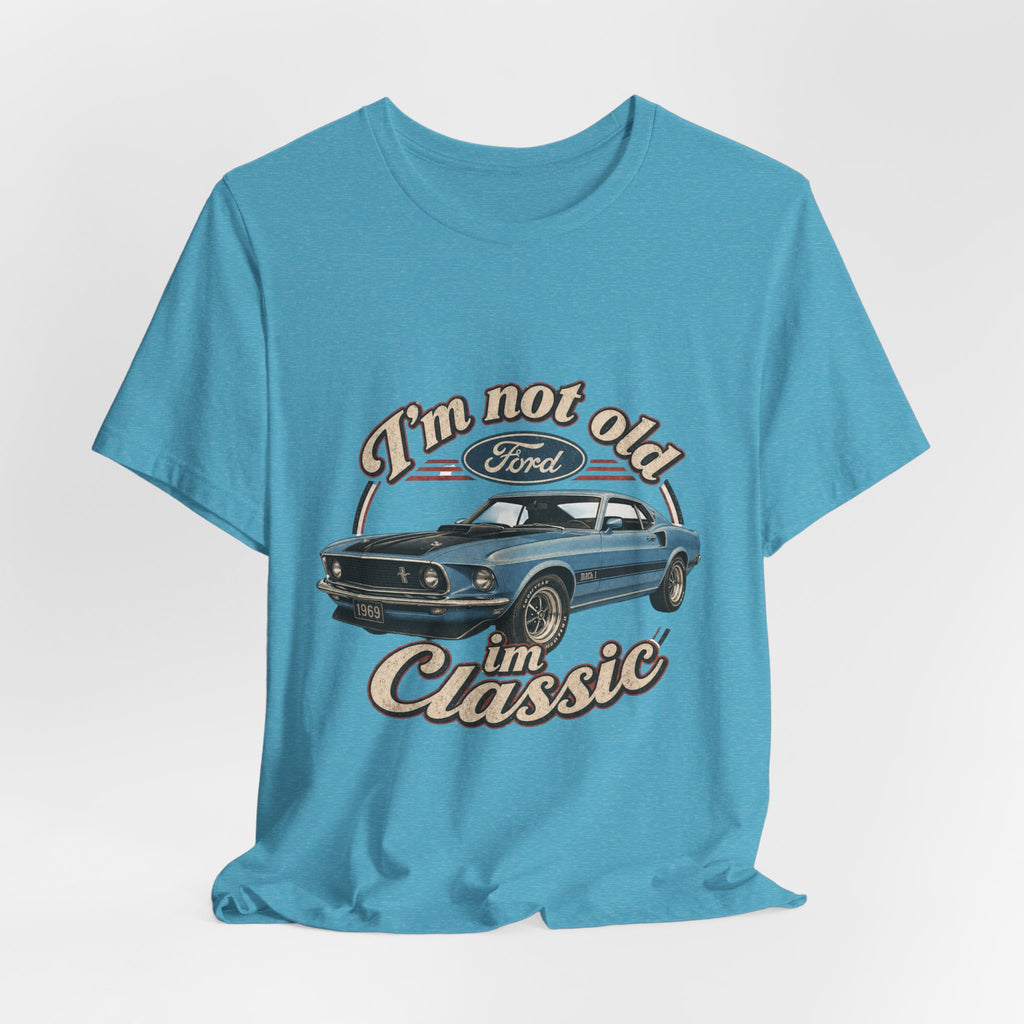 Vintage Muscle Car Sunset Tee