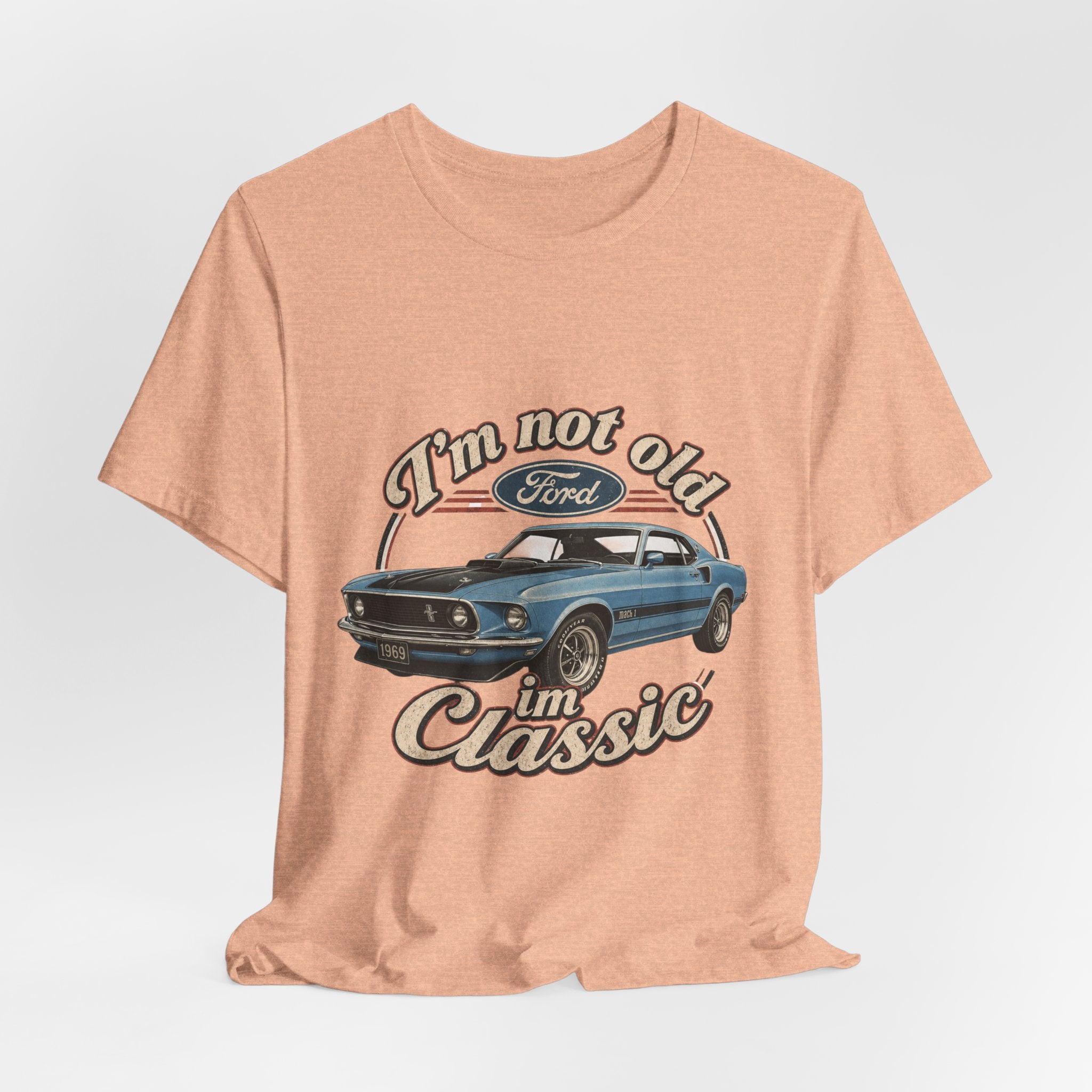 Vintage Muscle Car Sunset Tee