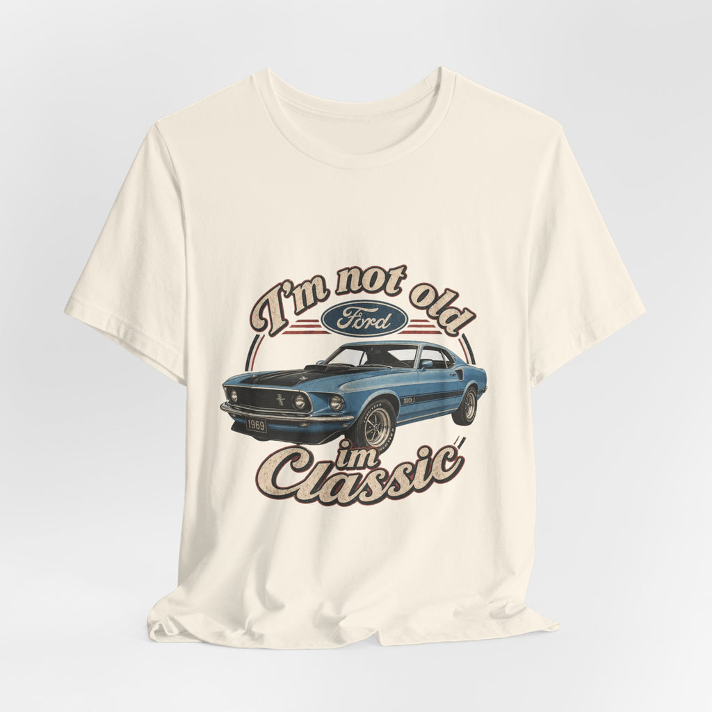 Vintage Muscle Car Sunset Tee